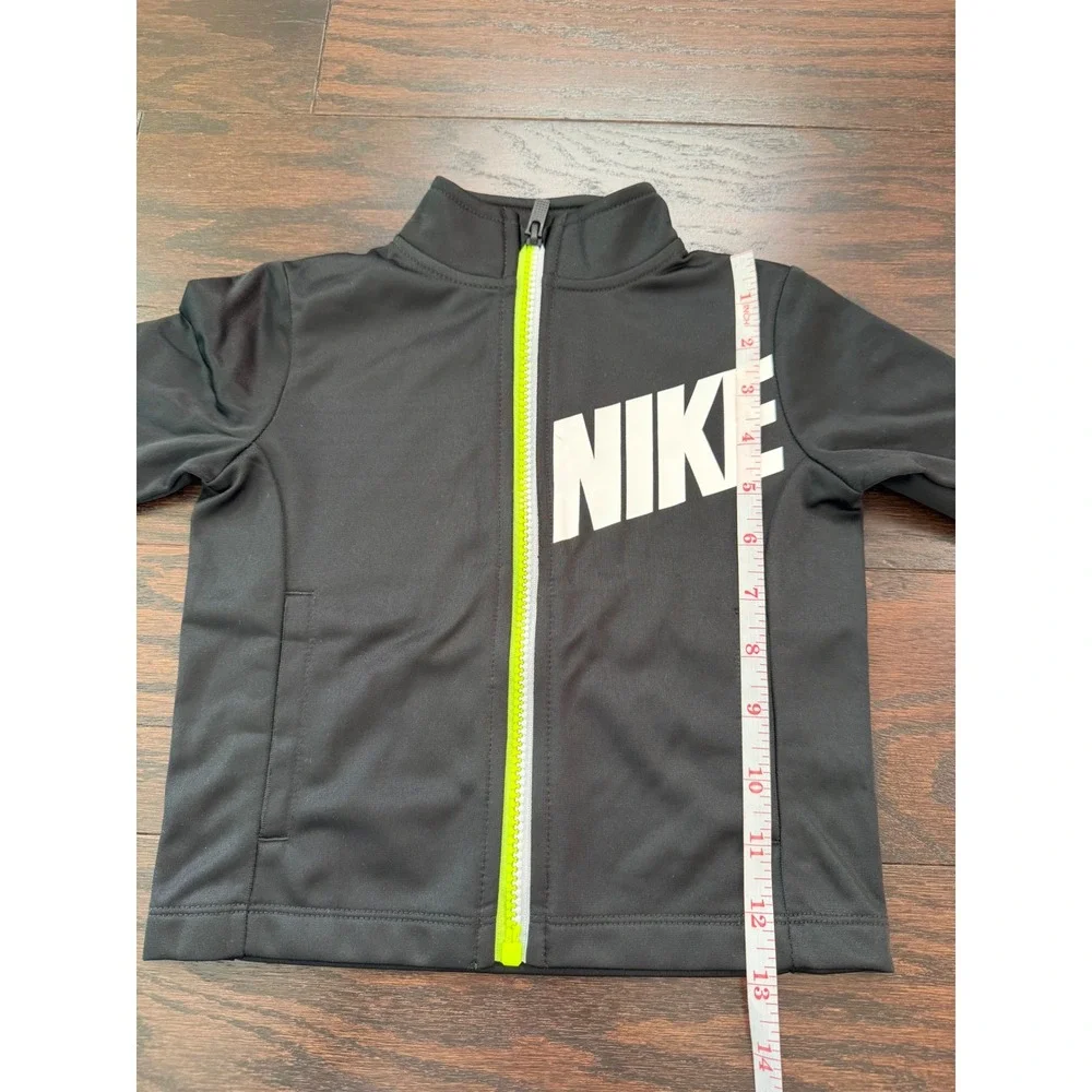 Nike Kids 2-Piece Tracksuit Set Black Neon Green 18M 66F191-023